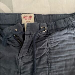Mossimo Supply Co. Blue Casual Shorts with Belt Loops